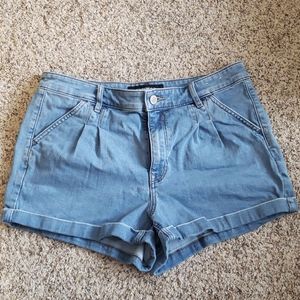 Express High Waisted Jean Shorts